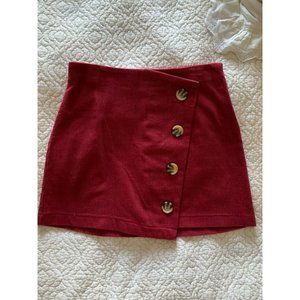 Corduroy burgundy skirt